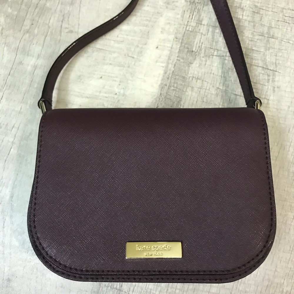 Kate Spade crossbody burgundy color